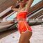 Women Sexy Sports String Vest Short Crop Tops Patchwork Yoga Suit Workout Hot Shorts Pants Athletic Sets Hot Swim Suit
