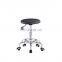 furniture swivel pu leather adjustable lab bar stools chair with wheels
