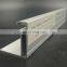 Natural anodized aluminium profile extrusion