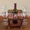 New  creative multi-functional wooden wine rack outdoor dining wine table for picnic