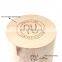 Hot sale unfinished natural Simple useful mini wood cylinder box