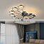 Nordic LED Rotating Small Disc Ceiling Light Golden Metal Simple Restaurant Decoration Ceiling Light