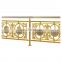 Decorative Balcony Post Handrail Kit Stainless Steel Deck Gold Welding Railing Set