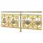 Decorative Balcony Post Handrail Kit Stainless Steel Deck Gold Welding Railing Set