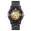 High Quality SKMEI 9242 Stainless Steel Skeleton Mechanical Automatic Watch Men Wrist