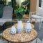 china paintable handmade white blue line flower vase home decoration ceramic vase
