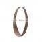 K&B modern luxury livingroom decorative wood frame hanging large round wall mirrors