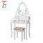 Mini Girl Furniture Design Mirror Child Wood Mirrored Dressing Table