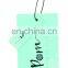 Fashionable Paper Clothing Hang Tag With String Custom Printed garment apparel label card
