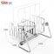Remote Control Holder Remote Control Organizer Acrylic Caddy Remote Holder Tidy Space Saving Metal TV Remote Control Storage