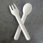 Eco Friendly Waterproof Paper Pulp Biodegradable Customized Disposable Kitchen Utensil Fork