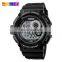 SKMEI 1222 Fashion Casual New Arrivals Sport Men Wristwatches 7 Colour LED Black Light Resistant Digital Watches