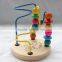Intelligence Wood Stringing Beads Pull String Toy