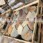 cheap non slip natural slate stones flagstone veneer flooring tiles outdoor floor mat mesh stone tile paving slabs