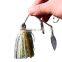 Byloo fishing bass spinner bait for casting spinning 2 sections fishing rod reel