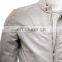 High quality leather slim Bomber Biker Jacket Slim Fit Zipper Leather Motorbike Riding jacket