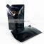 500ml black aluminum foil liquid stand up bag refill compostable spout pouch