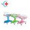 HC-M024 High Quality Gas Spring Deluxe Baby Stroller Trolley infant for hospital baby cribs cot pediatric bed