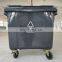 Standing Large Trash Can Wheelie Plastic Garbage Bins 1100L Waste Bin with Wheels