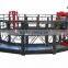 Round suspended scaffolding platform