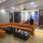 High-end villa home theater sofa movie hall luxury function leather combination electric sofa audio-visual room sofa