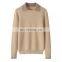 Free Size Pure Cashmere Sweater Turn down Collar Knitted Casual Style Plus Size Breathable Comfortable for Winter Autumn Adults