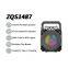 ZQS1487 4-inch speaker 8W power wireless OEM deep bass bluetooth speaker with MIC for outdoor