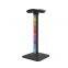 RGB Gaming Headphone Stand Adjustable Desktop Earphone Hanger Holder with RGB Colors for Earphone Headset Accessories