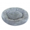 Meow Love Soft Indoor Pet Rest Sleeping Bed Sofa Round Donut Cat Bed Calming Washable Plush Dog Bed