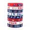 Factory Price Fast Shipping Global Hot Patriotic Theme Design Flag Independence Day Commemorative Party Silicone Wristband