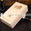 Fashion Cheap Birch Venner Single Bottle Cylinder Wooden Wine Gift Box