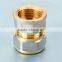 Good quality brass material CW617N male female push fitting