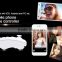 Bluetooth Wireless Glasses VR Case 3D Glasses Google Cardboard HD VR Glasses + Game Controller