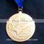 2015 newest gold silver plated die casting engraved bronze coins