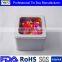 square tin window box for candy package