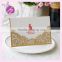light gold pocket wedding invitation with custom printing inside laser cut name cards baby shower invitation cards                        
                                                                                Supplier's Choice