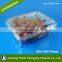 Bento Box Clear Plastic Disposable Pet Fruit Container