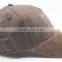 custom suede baseball cap for wholesale