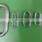 High quality Stainless steel Aisi 316 /304 Pear Shaped Quick Link Made in China Carabiner Rigging Manufacturer