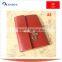 PU leather cover ring binder journal book with power bank                        
                                                Quality Choice