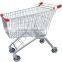 Popular sell cheap wire metal shopping trolley price with high quality