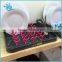 LOW MOQ Good Quality Food Grade PP Adjustable Decorative Dish Strainer Rack