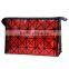 High Quality Gorgeous Geometric Pattern pu Shiny Cosmetic Bag for Ladies