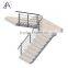 8ft.x36 in. Silver Anodized Aluminium Profile for Glass Railing