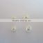 Smooth Surface round shape Plastic Pearl for garment decor