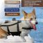 High-perrformance doggy flotation lift jacket 45cm brown pet coat