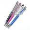 Office stationery custom wedding crystal touch stylus pen personalized logo luxury crystal pen