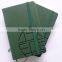 A6 dark green thermo pu leather fancy diary notebook