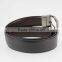 2015 Hot reversible Microfiber leather PU belt for man suit with smooth removable alloy part