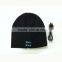 2016 new product Uneed bluetooth beanie hat with headphone for mp3